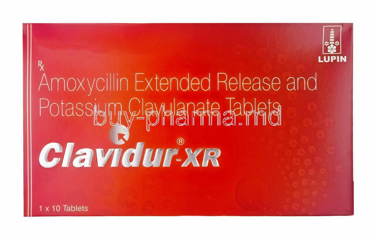 Clavidur-XR, Amoxicillin and Clavulanic Acid