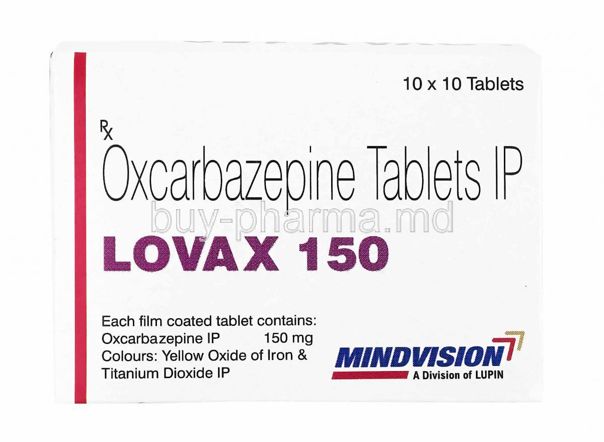 Lovax, Oxcarbazepine 150mg