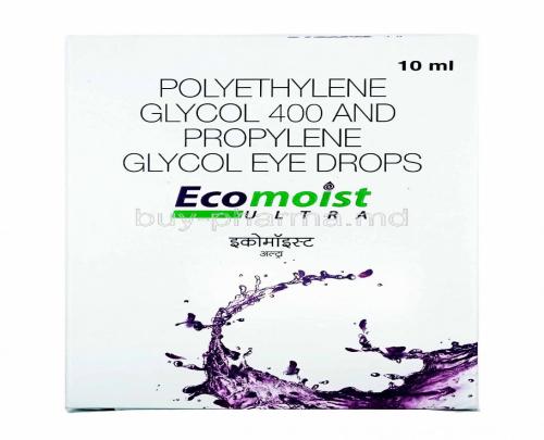 Ecomoist Ultra Eye Drop, Polyethylene Glycol and Propylene Glycol
