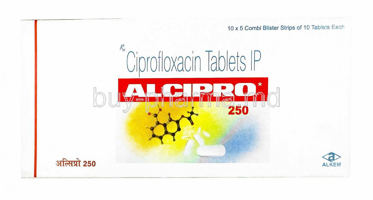 Alcipro, Ciprofloxacin 250mg