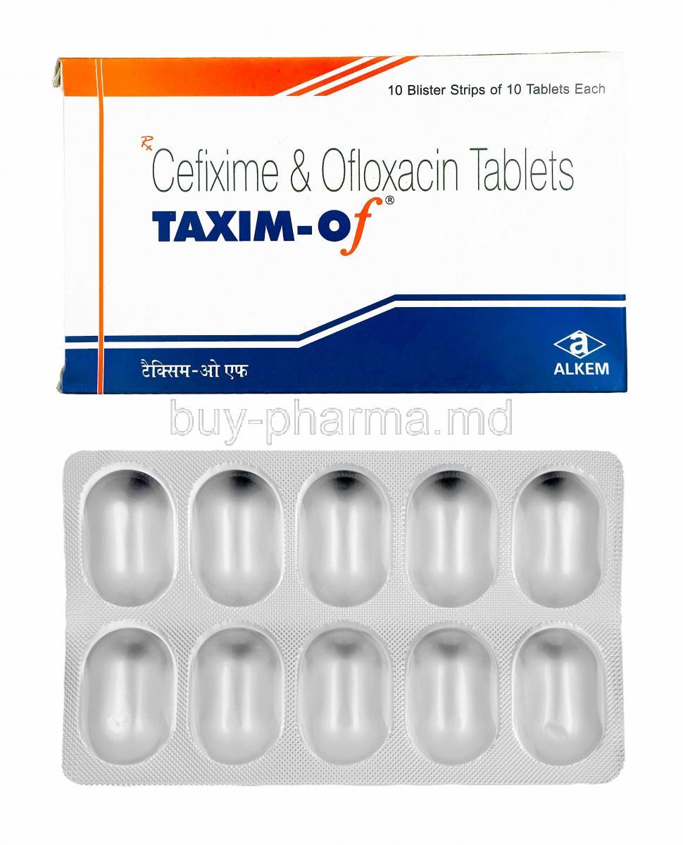 Taxim OF, Cefixime and Ofloxacin