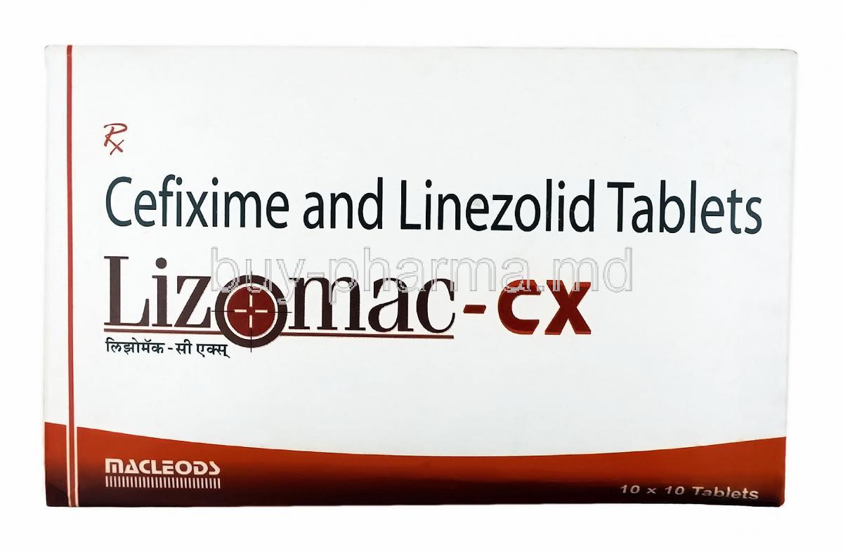 Lizomac-CX, Cefixime and Linezolid