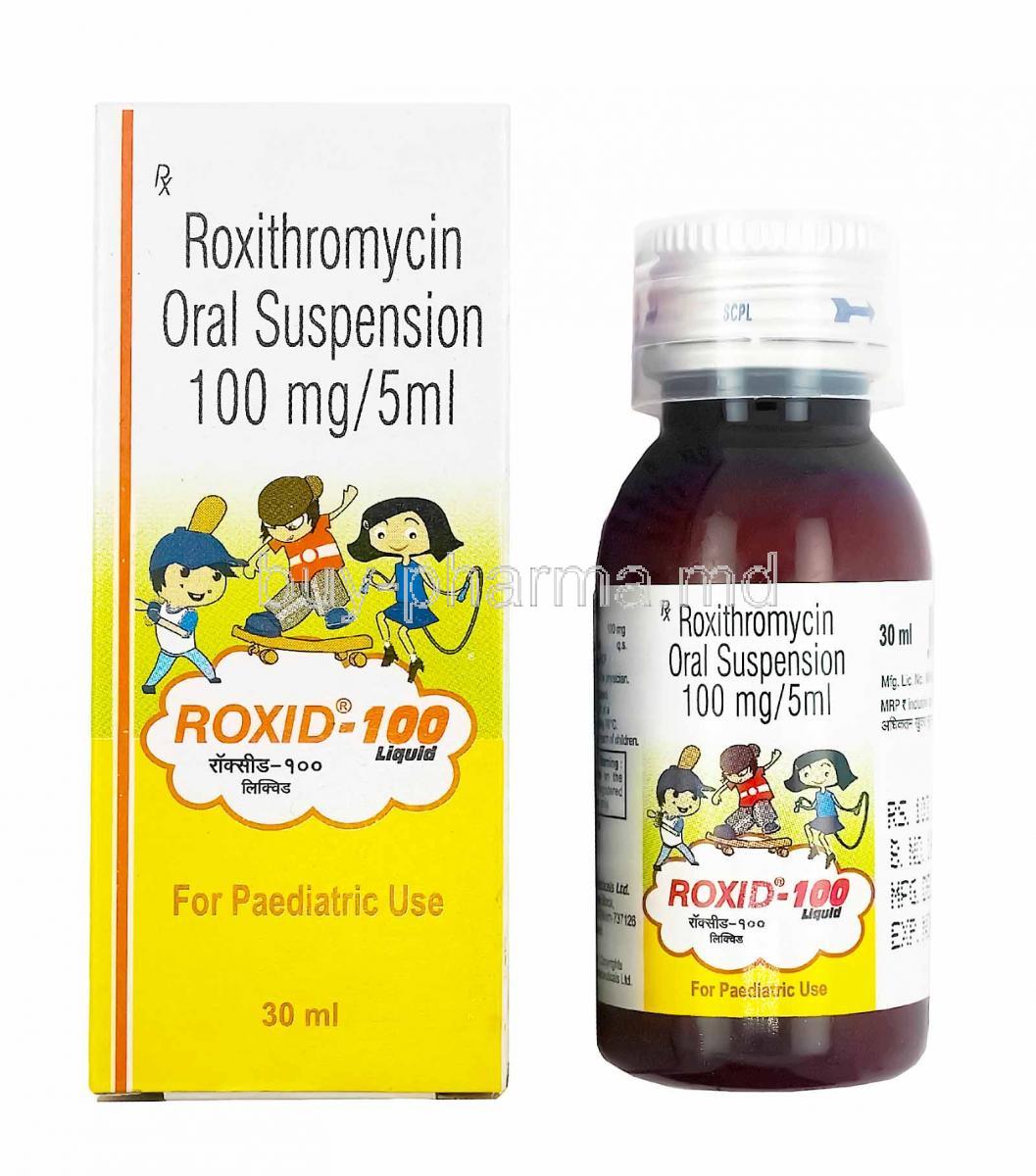Roxid Liquid, Roxithromycin 100mg