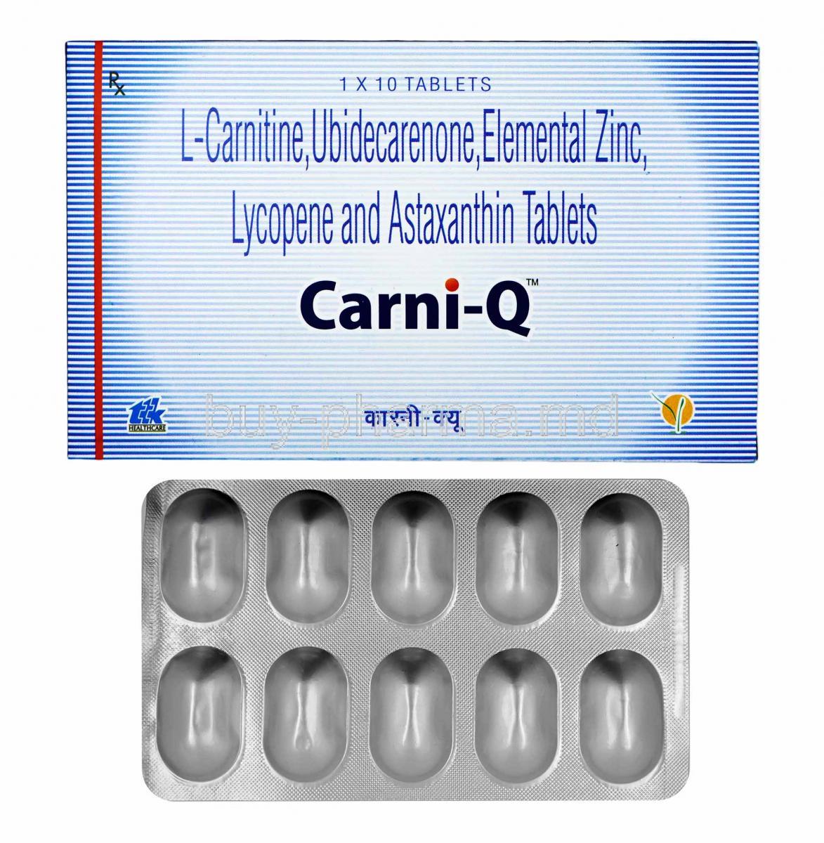 Carni-Q box and tablets