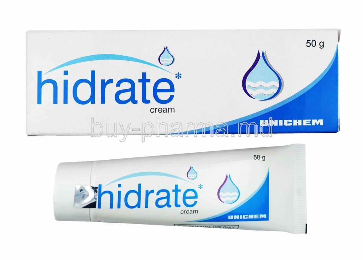 Hidrate Cream box and tube