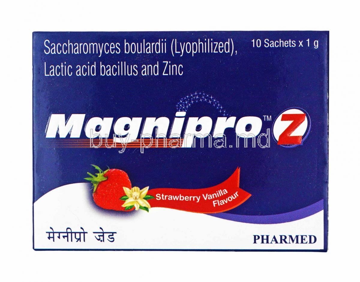 Magnipro Z Sachet Strawberry Vanilla Flavour box