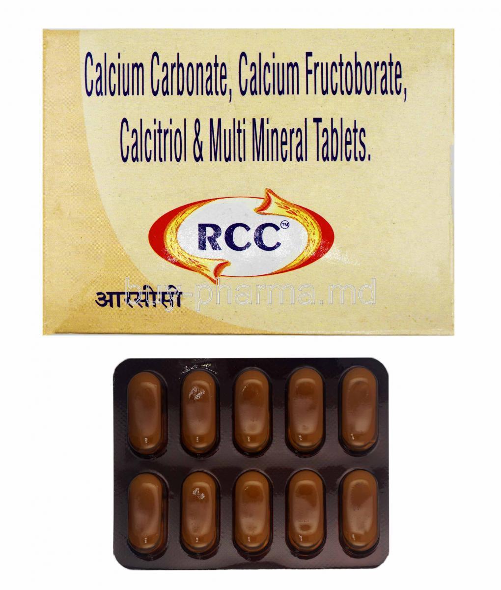 RCC box and tablets