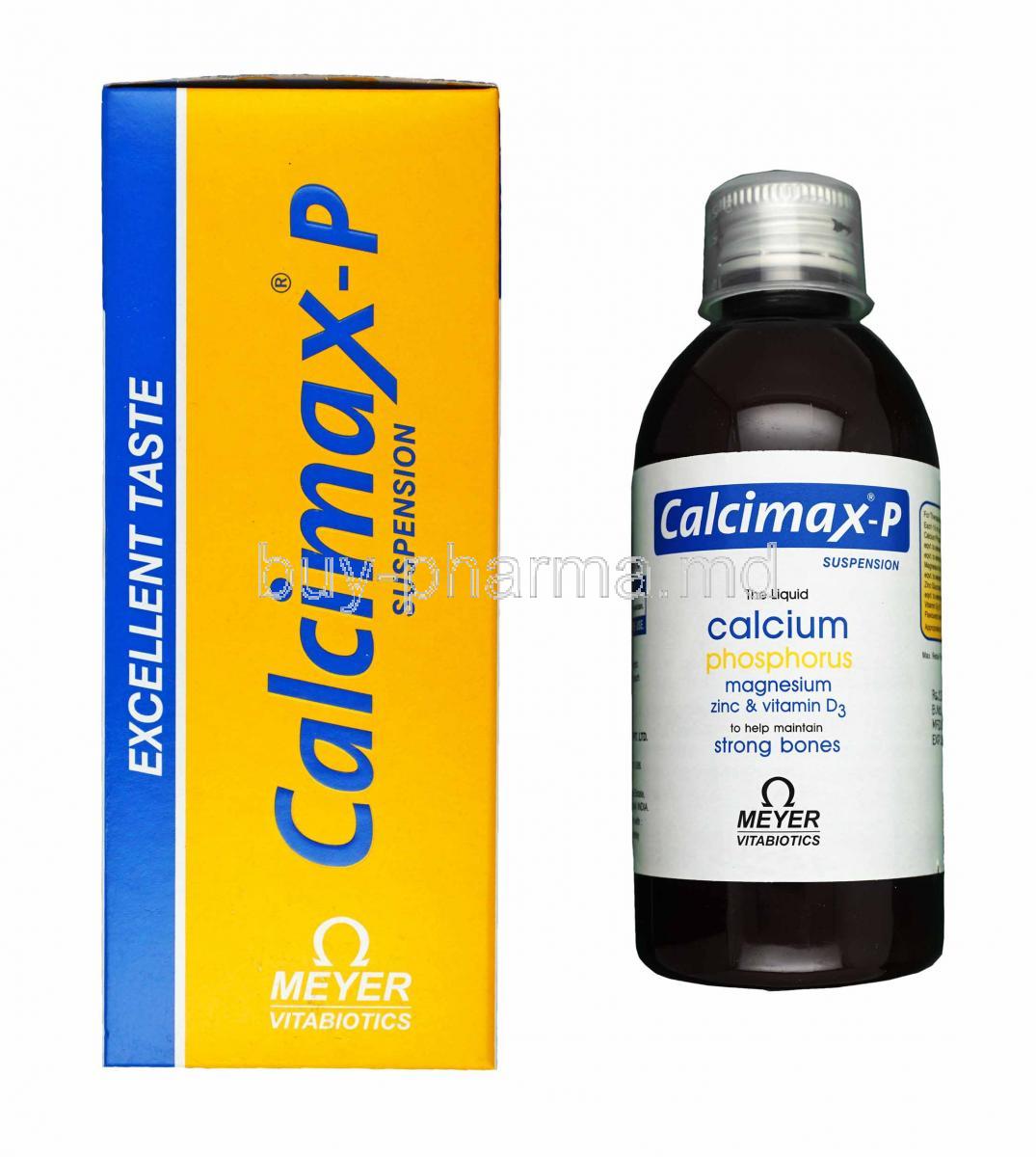 Calcimax-P Suspension box and bottle