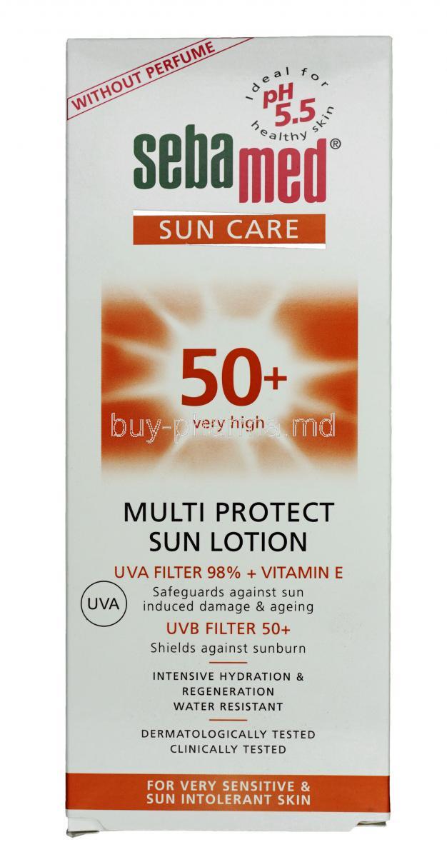 Sebamed Multi Protect Sun Lotion, Spf 50+ Lotion, 150 ml, Box
