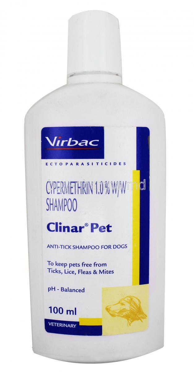 Clinar Shampoo for Dogs bottle