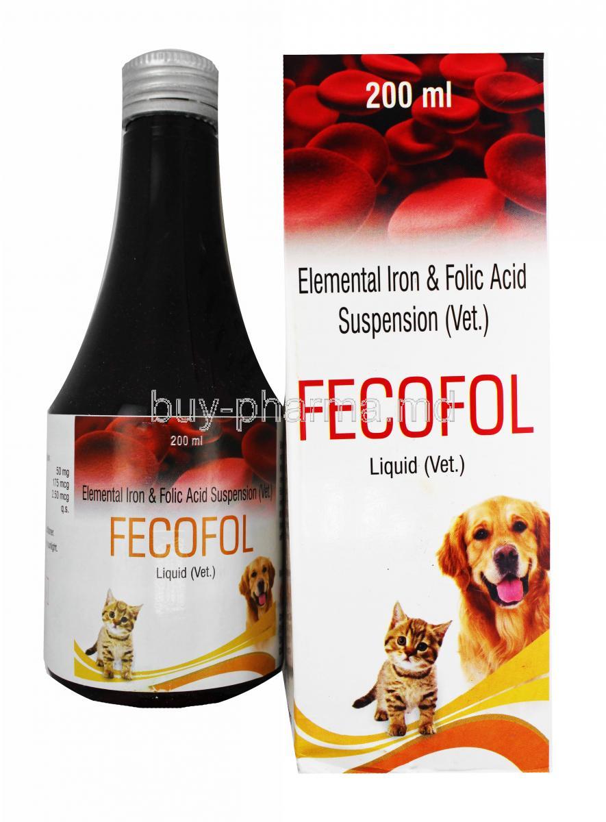 Fecofol Liquid for Pets box and bottle