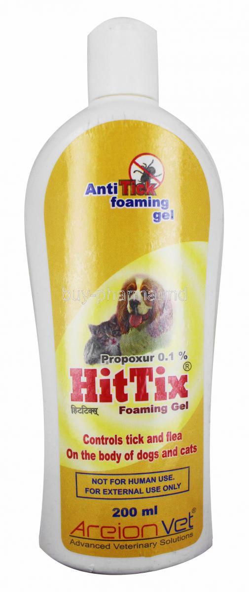 Hitix Foaming Gel for Dogs and Cats bottle