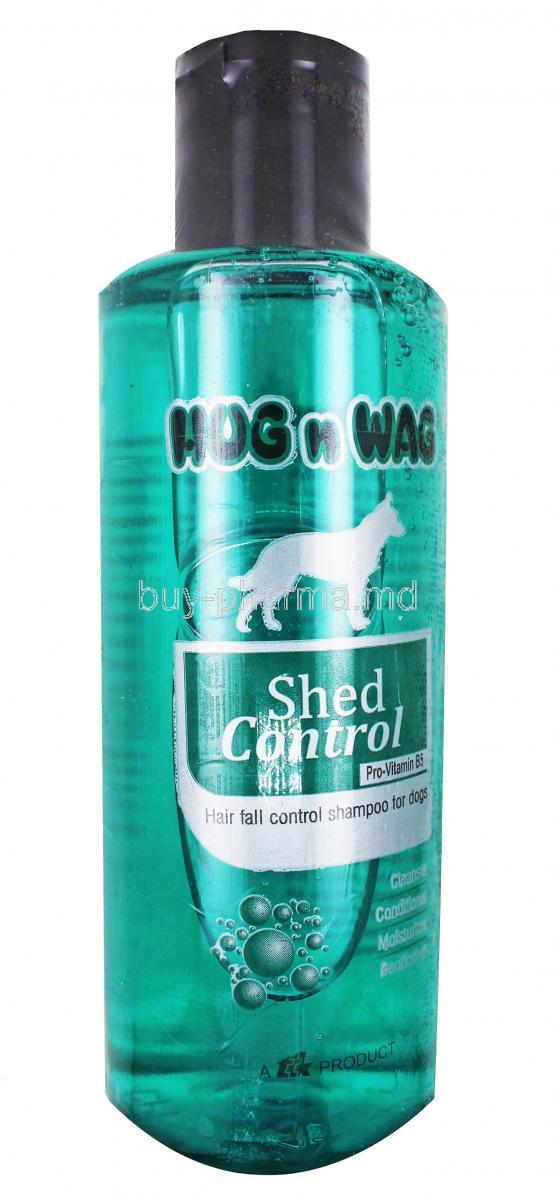 Hug n Wag Shed Control Shampoo for Dogs bottle