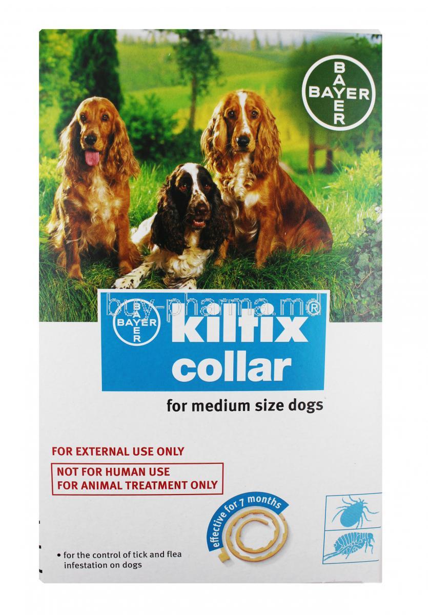 Kiltix Collar for Medium Dogs box