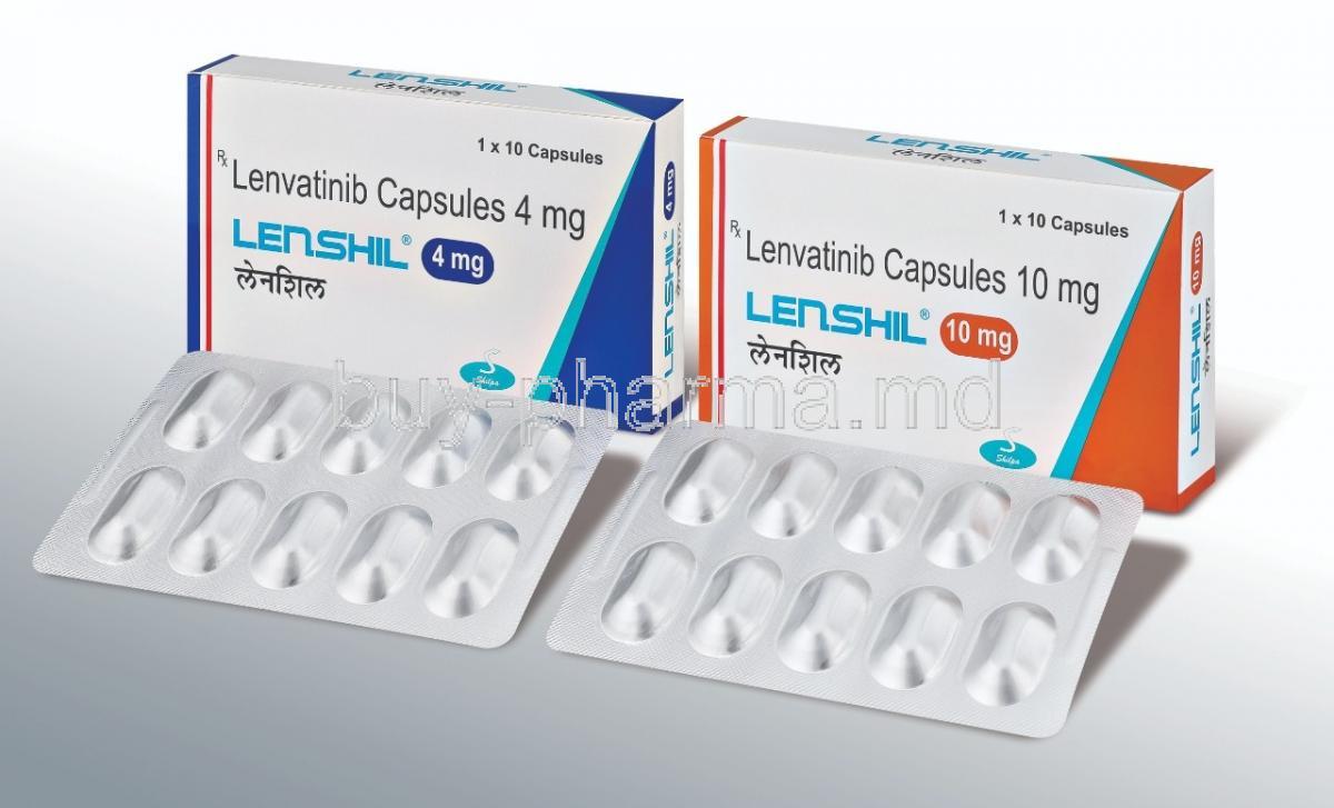 Lenshil, Lenvatinib 4mg, 10mg, Shilpa Medicare Limited