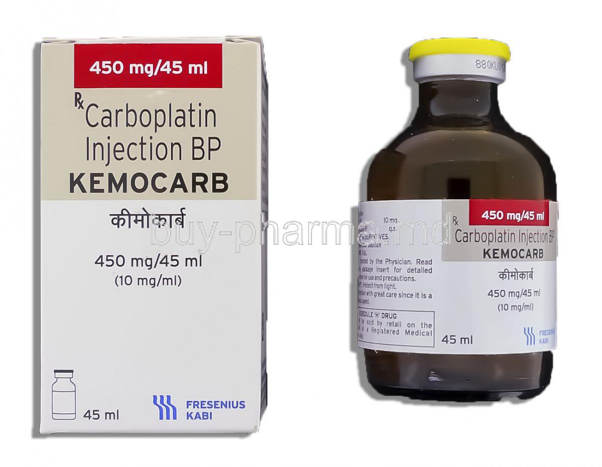 Kemocarb, Generic Paraplatin, Carboplatin Injection