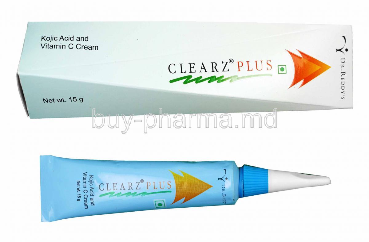 Clearz Plus Cream box and tube