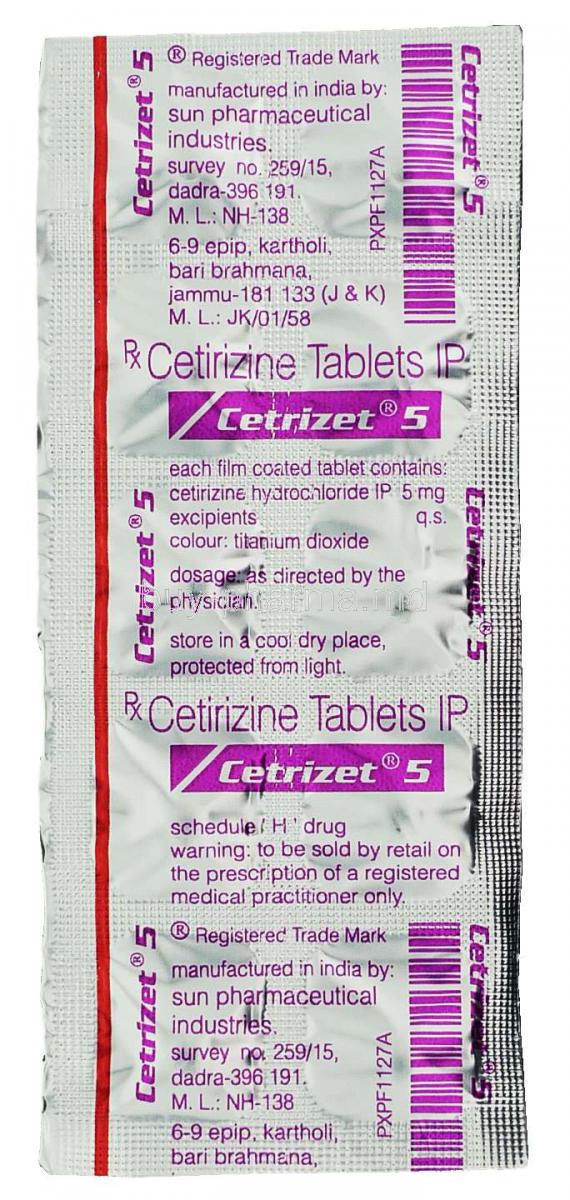 what is the generic name for zyrtec d