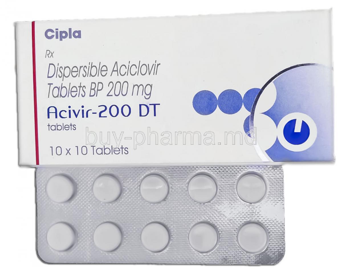 Aciclovir 800 Mg Dispersible Tablets Pil Aciclovir 800