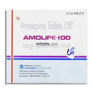Amolife, Generic Asendin. Amoxapine 100 mg La Pharma