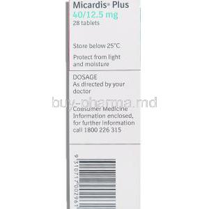 Micardis Plus storage condition