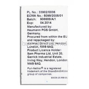 Purinethol 50 mg box information