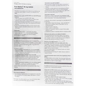 Purinethol 50 mg information sheet 1