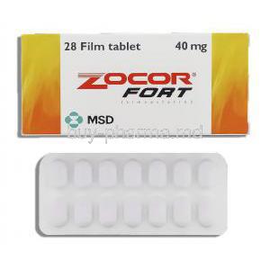 Zocor Fort, Simvastatin 40 mg