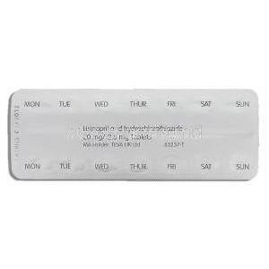 Lisinopril 20 mg/ Hydrochlorothiazide 12.5 mg packaging