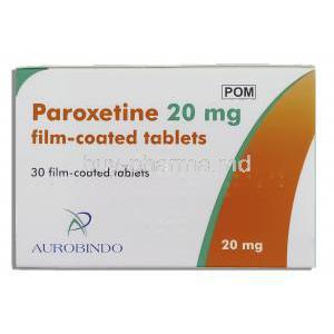 Paroxetine 20 mg box