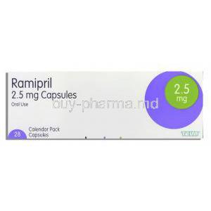 Ramipril 2.5 mg box