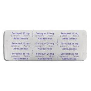 Seroquel 25 mg packaging