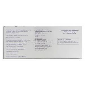 Zoladex, Goserelin acetate 3.6mg  Injection AstraZeneca