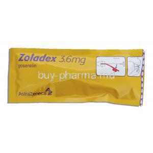 Zoladex, Goserelin acetate 3.6mg  Injection packaging