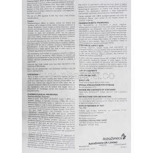 Zoladex, Goserelin acetate 3.6mg  Injection information sheet 4