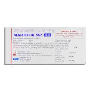 Martifur , Generic  Macrobid, Nitrofurantoin  50 mg Walter Bushnell