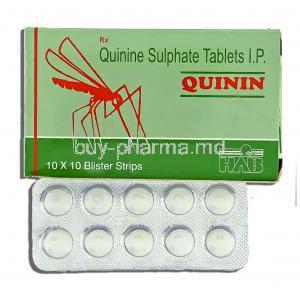 Quinin, Quinine Sulphate 300 Mg Tablet (HAB)