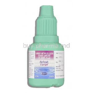 Refresh Liquigel , Carboxymethyl Cellulose Sodium  Eye Drops bottle