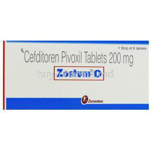 Zoustm-O, Generic Spectracef ,  Cefditoren Pivoxil 200 Mg Tablet (Zuventus)