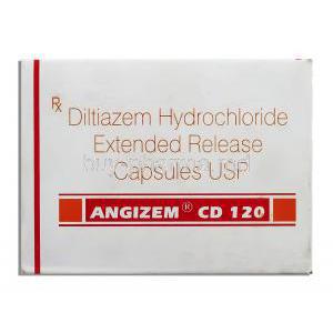 Angizem CD, Diltiazem XR 120 mg