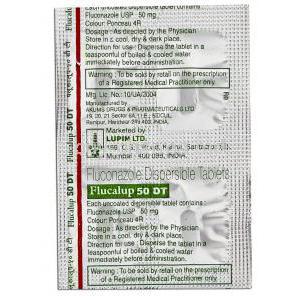 Flucalup DT, Generic Diflucan,   Fluconazole 50 Mg Dispersible Tablet (Lupin)