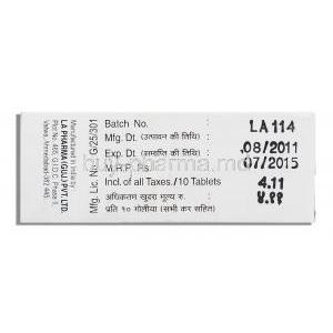 Emetil, Generic Largactil, Chlorpromazine 50 mg manufacturing information