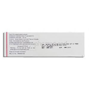 Feliz, Generic  Celexa, Citalopram 20 mg box information