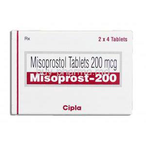 Misoprost, Generic Cytotec, Misoprostol 200 mcg box