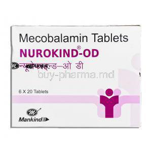 Nurokind-OD, Mecobalamin 1500 mcg box