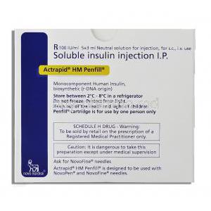 Actrapid HM Penfill  100 IU/ml 5X3 ml insulin