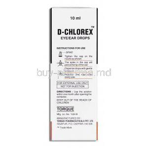 Chloramphenicol/ Dexamethasone Eye Drops Direction