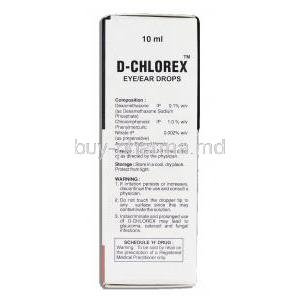 Chloramphenicol/ Dexamethasone Eye Drops composition