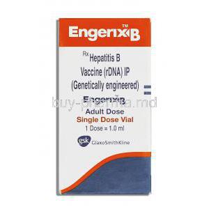 Engerix-B Hepatitis B Vaccine box