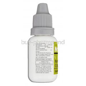 Nflox, Norfloxacin Eye/ Ear  0.3 % 10 ml Drops bottle composition